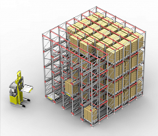 Стеллажи набивные под шаттлы (Pallet Runner)